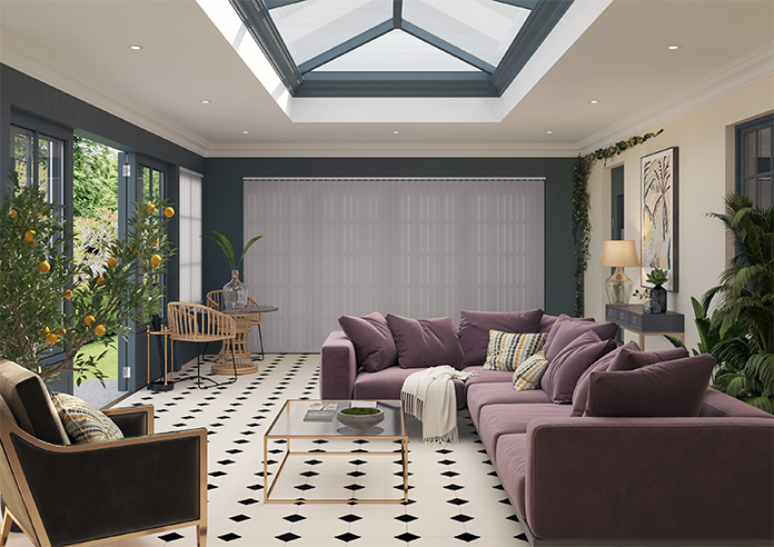 Flourish, Winter Grey - Vertical Blind - Image 9